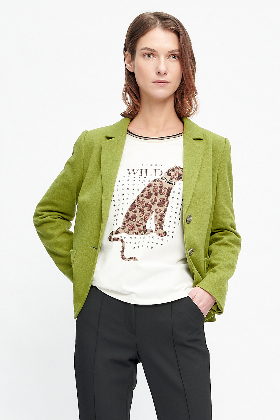Betty Barclay Приталенный пиджак из смесовой шерсти (цвет ), артикул 4086/1879 | Фото 3