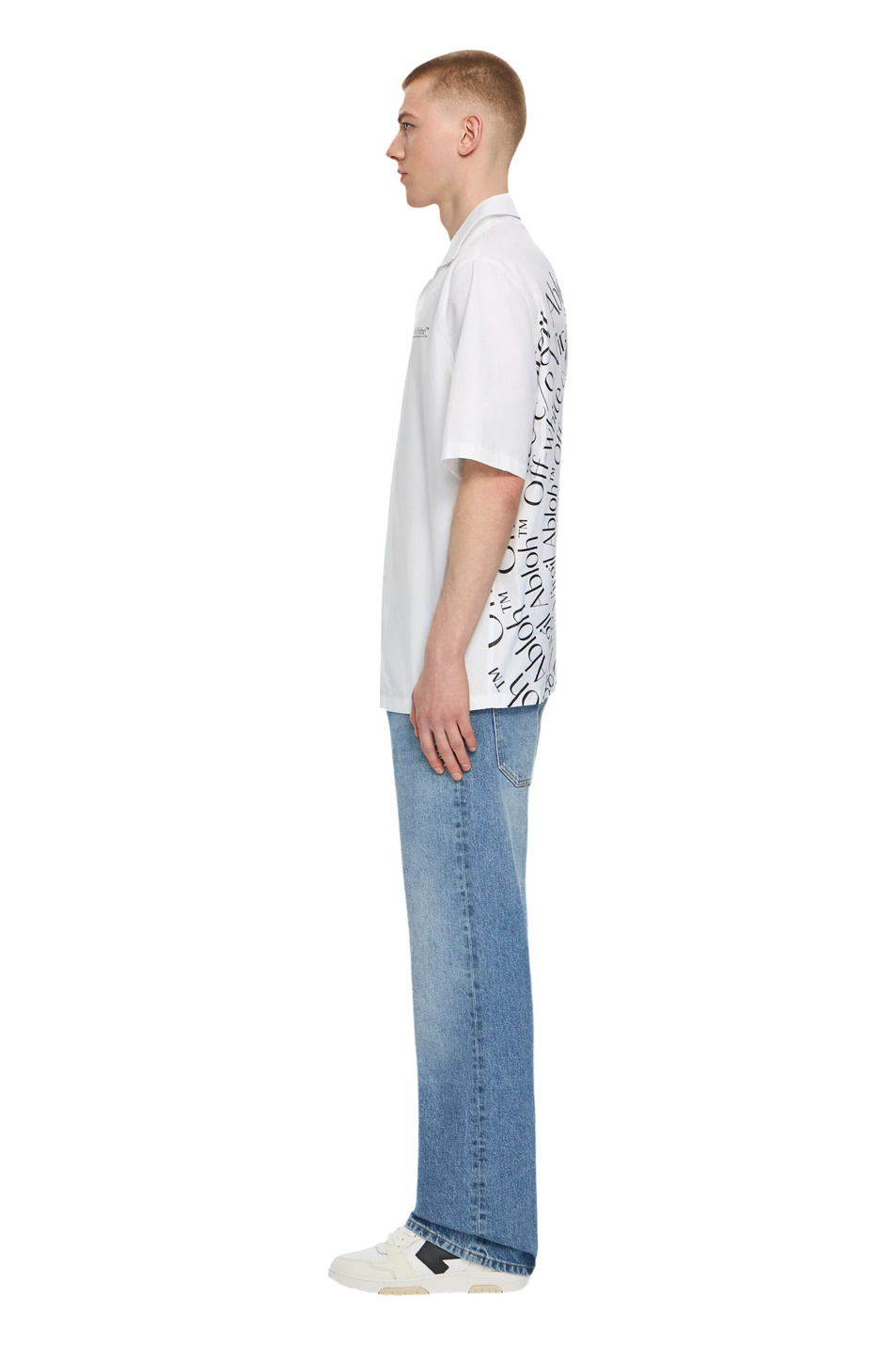 Мужской Off-White Рубашка CIRCLE OFF с принтом (цвет ), артикул OMGG01FS26FAB0061000 | Фото 3