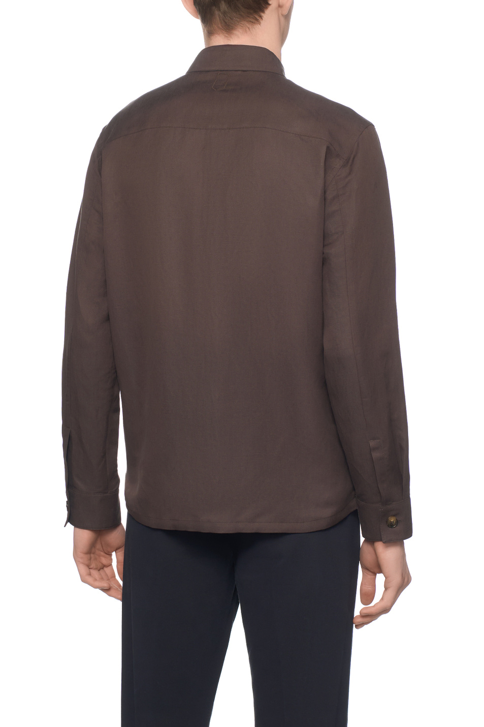 Мужской Canali Куртка-рубашка однотонная (цвет ), артикул E31019AX03156 | Фото 4