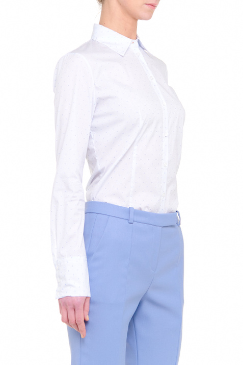 HUGO Рубашка с узором из эластичного поплина ( цвет), артикул 50451290 | Фото 4