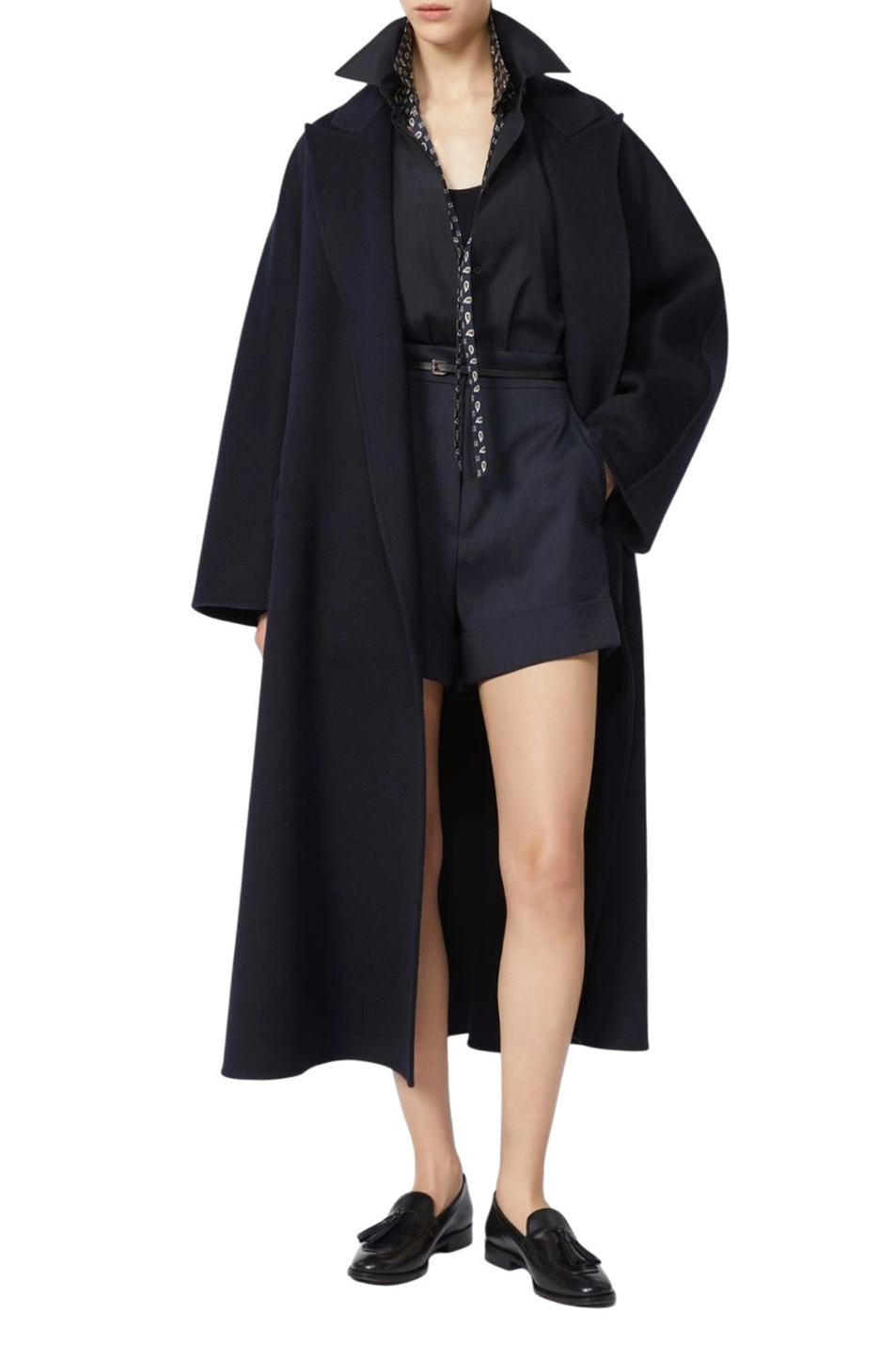 Женский Max Mara Шорты CALCA из денима (цвет ), артикул 2611141021 | Фото 2