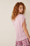 Women'secret Однотонная футболка из смесовой вискозы со льном ( цвет), артикул 4926919 | Фото 4