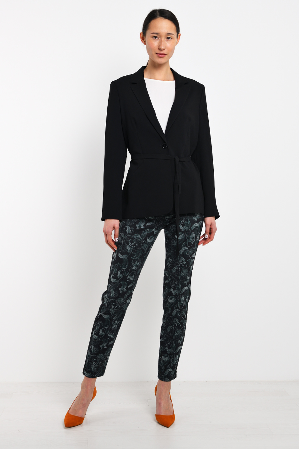 Женский Gerry Weber Пиджак с карманами и поясом (цвет ), артикул 230015-31242 | Фото 2