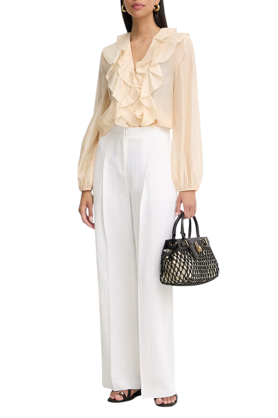 Женский TWINSET Milano Блузка с оборками (цвет ), артикул 261AT2230 | Фото 3