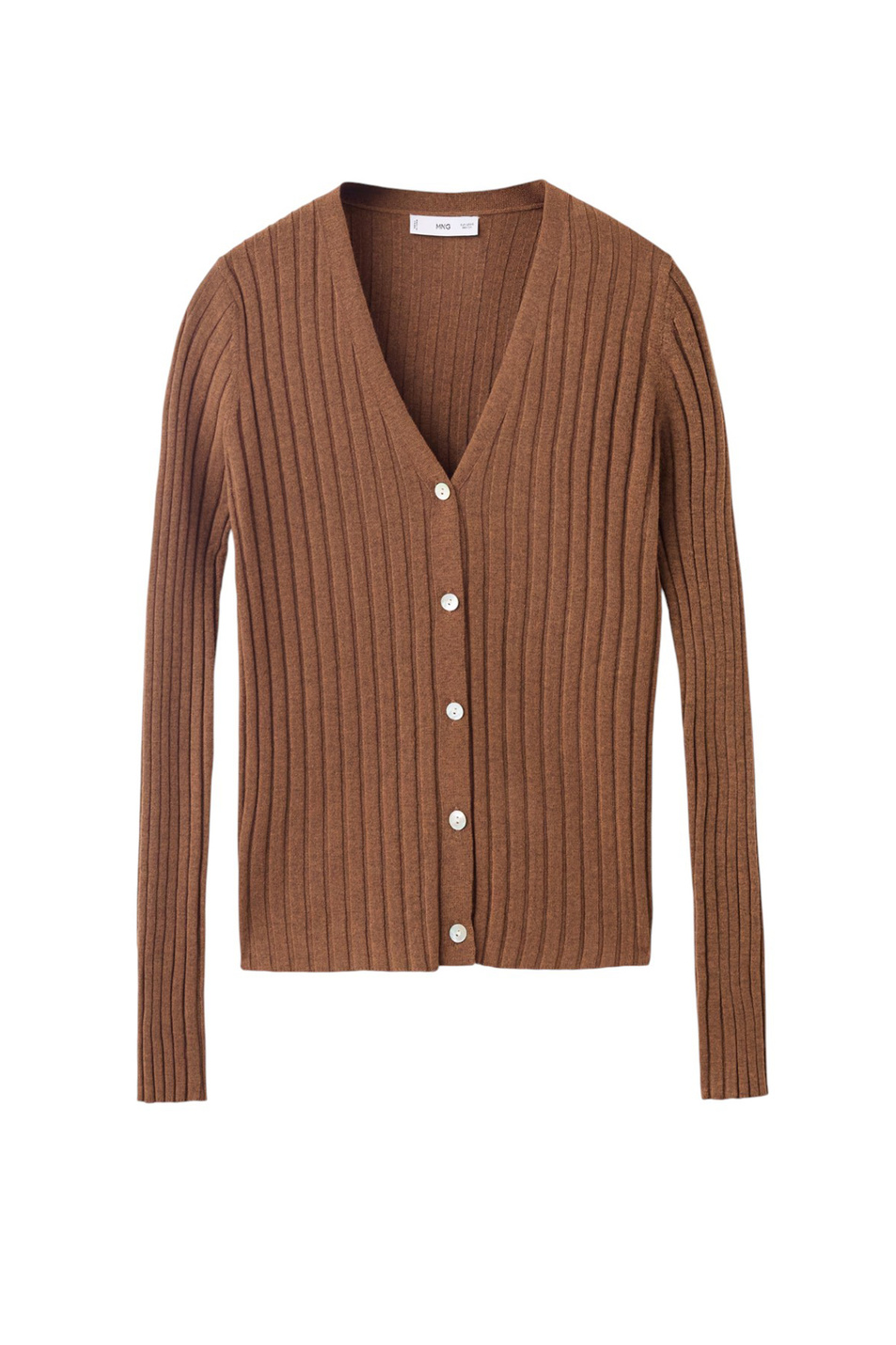 Женский Mango Кардиган FLURRY в рубчик (цвет ), артикул 17035800 | Фото 1