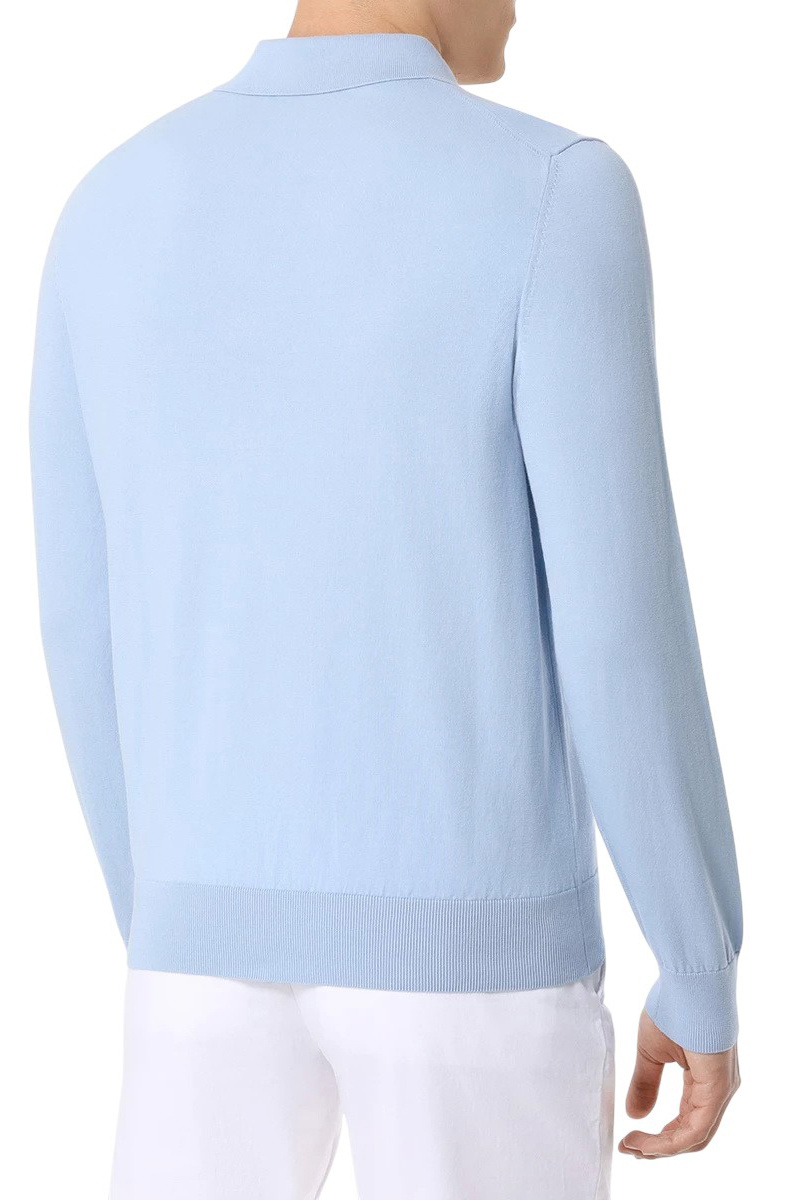 Мужской BOSS Джемпер поло из натурального хлопка (цвет ), артикул 50506025 | Фото 4