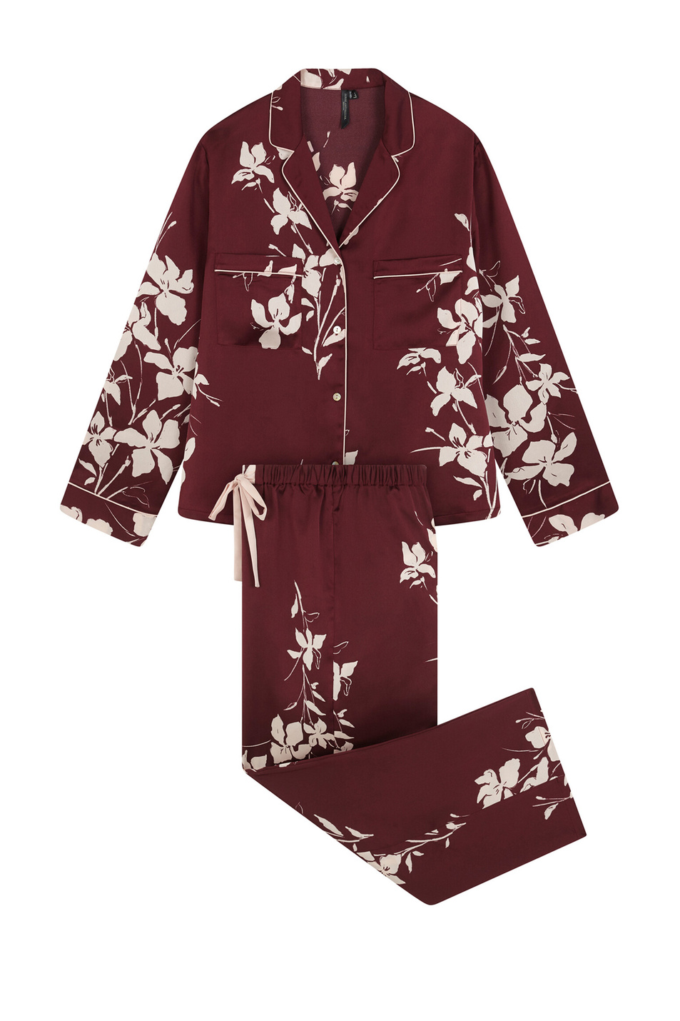 Пижама с цветочным принтом|Основной цвет:Бордовый Женский Women'secret Пижама с цветочным принтом (цвет ), артикул 2542459 | Фото 1
