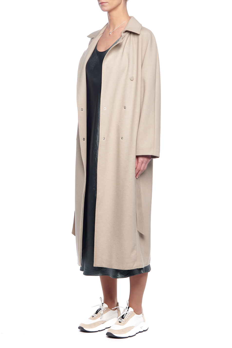 MAX MARA LEISURE Пальто CINGHIA из смесового хлопка (цвет ), артикул 39010116 | Фото 3