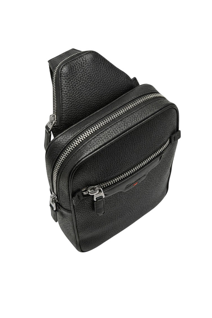 Unisex Santoni Сумка через плечо с логотипом (цвет ), артикул UIBBA2869BS-AITBN01 | Фото 2