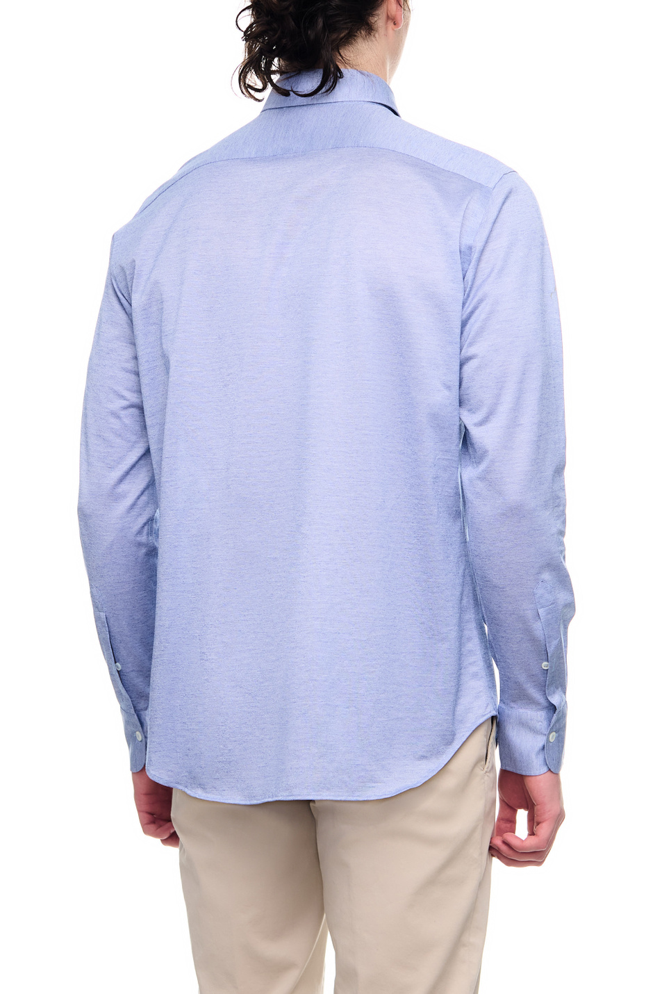 Мужской Canali Рубашка из натурального хлопка (цвет ), артикул L777GN02875 | Фото 4