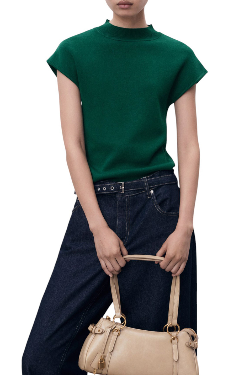 Женский Mango Джемпер DUMIN с короткими рукавами (цвет ), артикул 17074129 | Фото 2