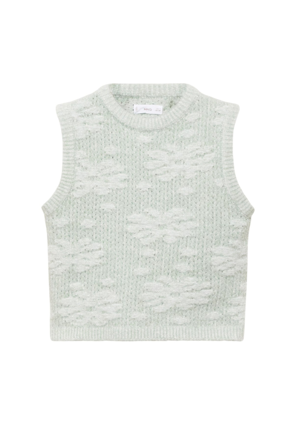 Жилет FLORES|Основной цвет:Мятный Девочкам Mango Kids Жилет FLORES (цвет ), артикул 17055155 | Фото 1