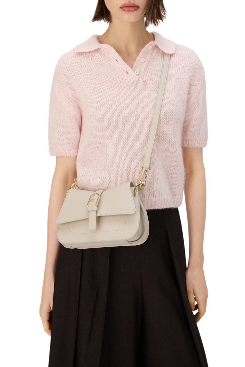 Женский Furla Сумка FLOW MINI из натуральной кожи (цвет ), артикул WB01032-BX2045 | Фото 3