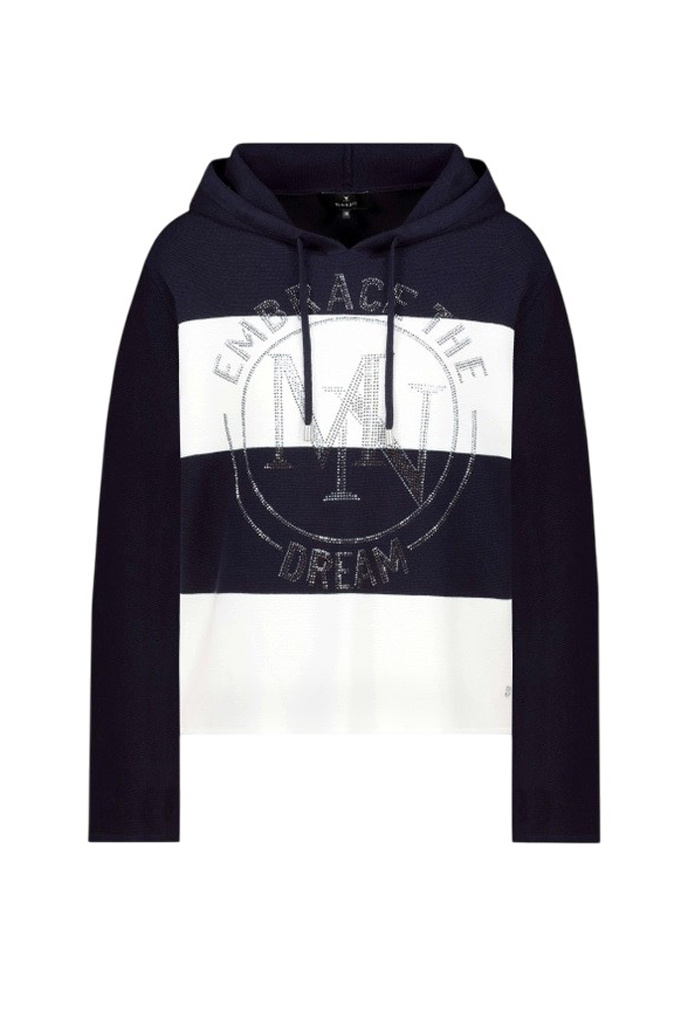 Женский Monari Худи из натурального хлопка с принтом (цвет ), артикул 410391 | Фото 1