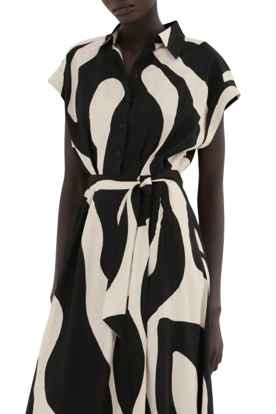 Женский Mango Платье-рубашка NIKITA с принтом (цвет ), артикул 27005839 | Фото 3