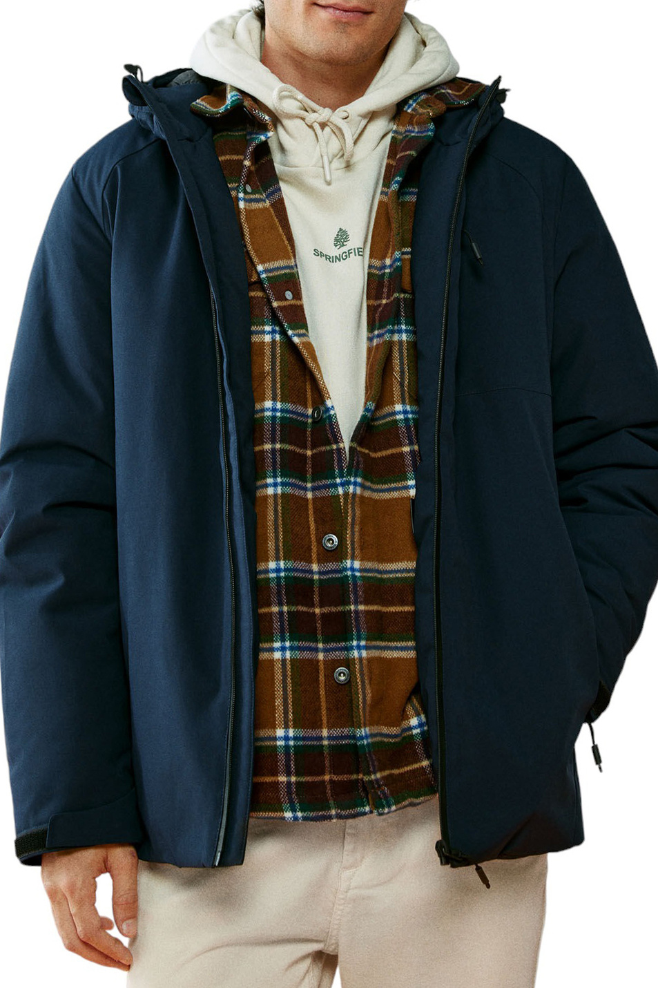 Мужской Springfield Куртка однотонная (цвет ), артикул 0956379 | Фото 3