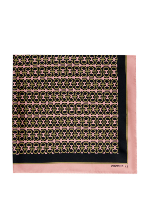 Coccinelle Шелковый платок с принтом ( цвет), артикул E7MYZ381101 | Фото 1