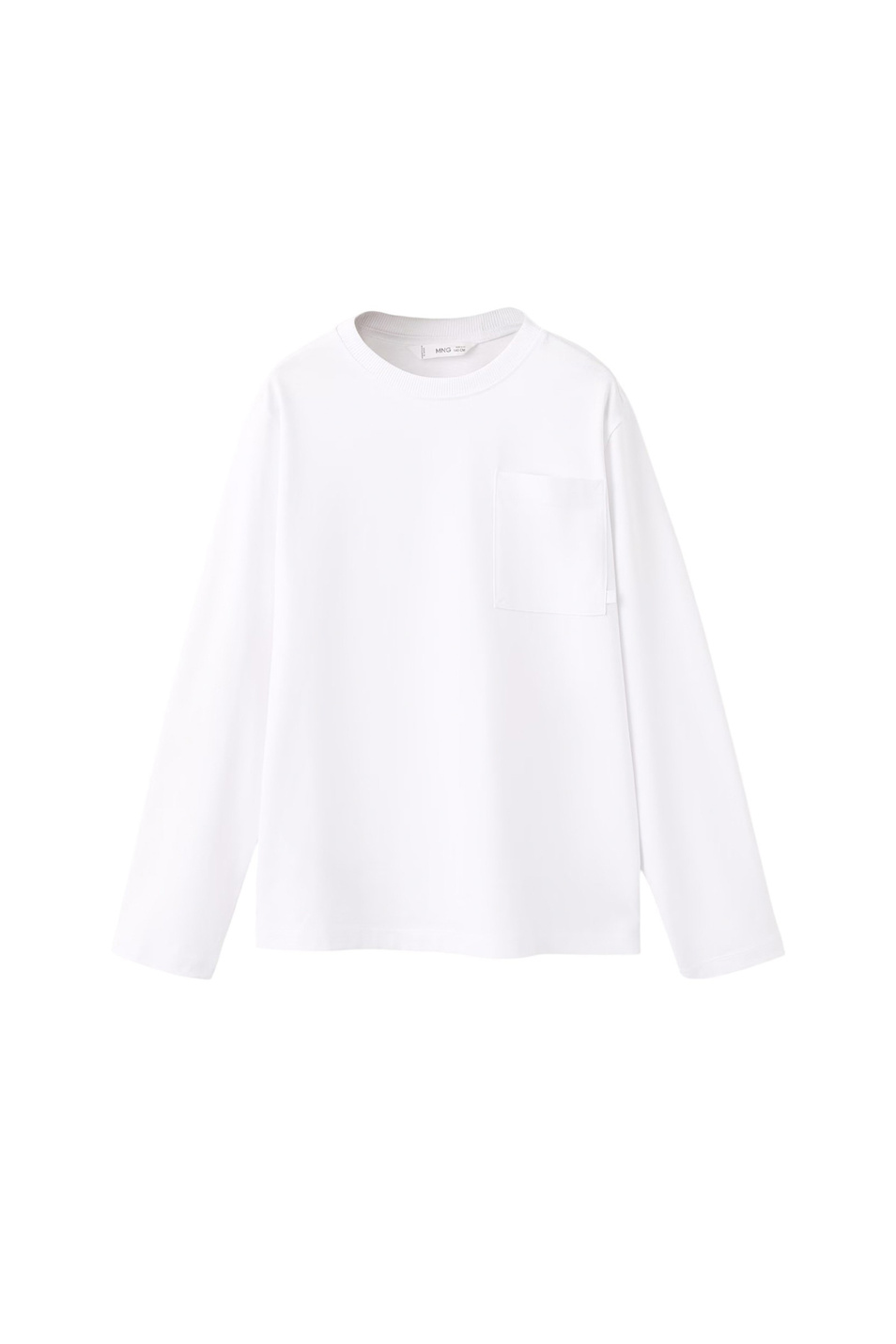 Мальчикам Mango Kids Лонгслив BASICA1 из хлопка (цвет ), артикул 27071195 | Фото 1