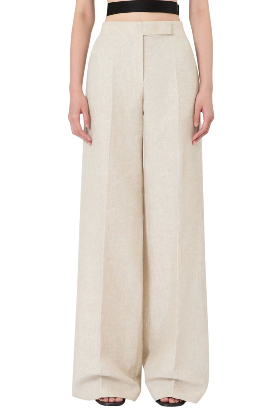 Женский Max Mara Брюки GINNICO из льна (цвет ), артикул 2611131233 | Фото 3