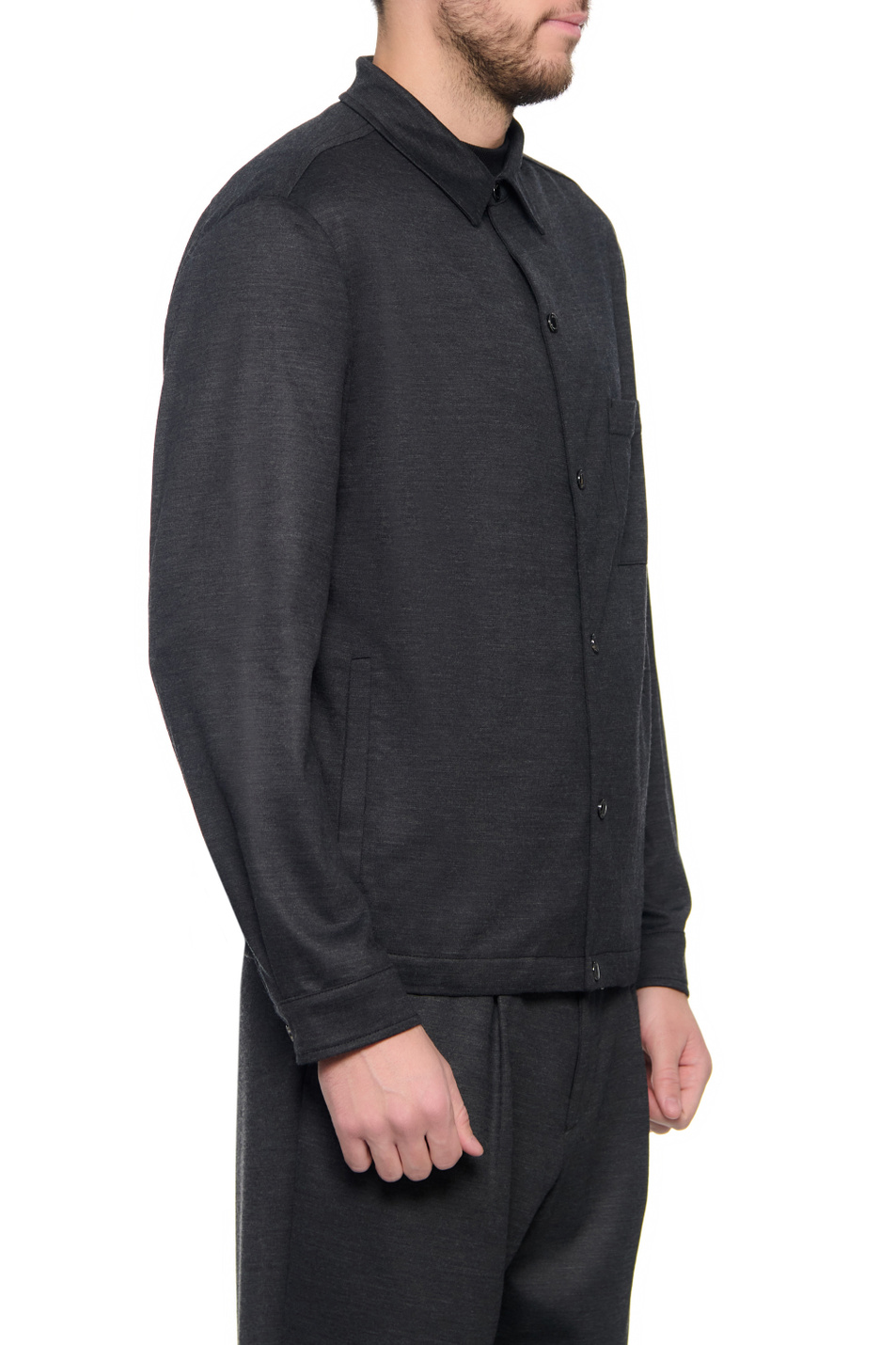Мужской BOSS Куртка-рубашка с нагрудным карманом (цвет ), артикул 50464679 | Фото 5