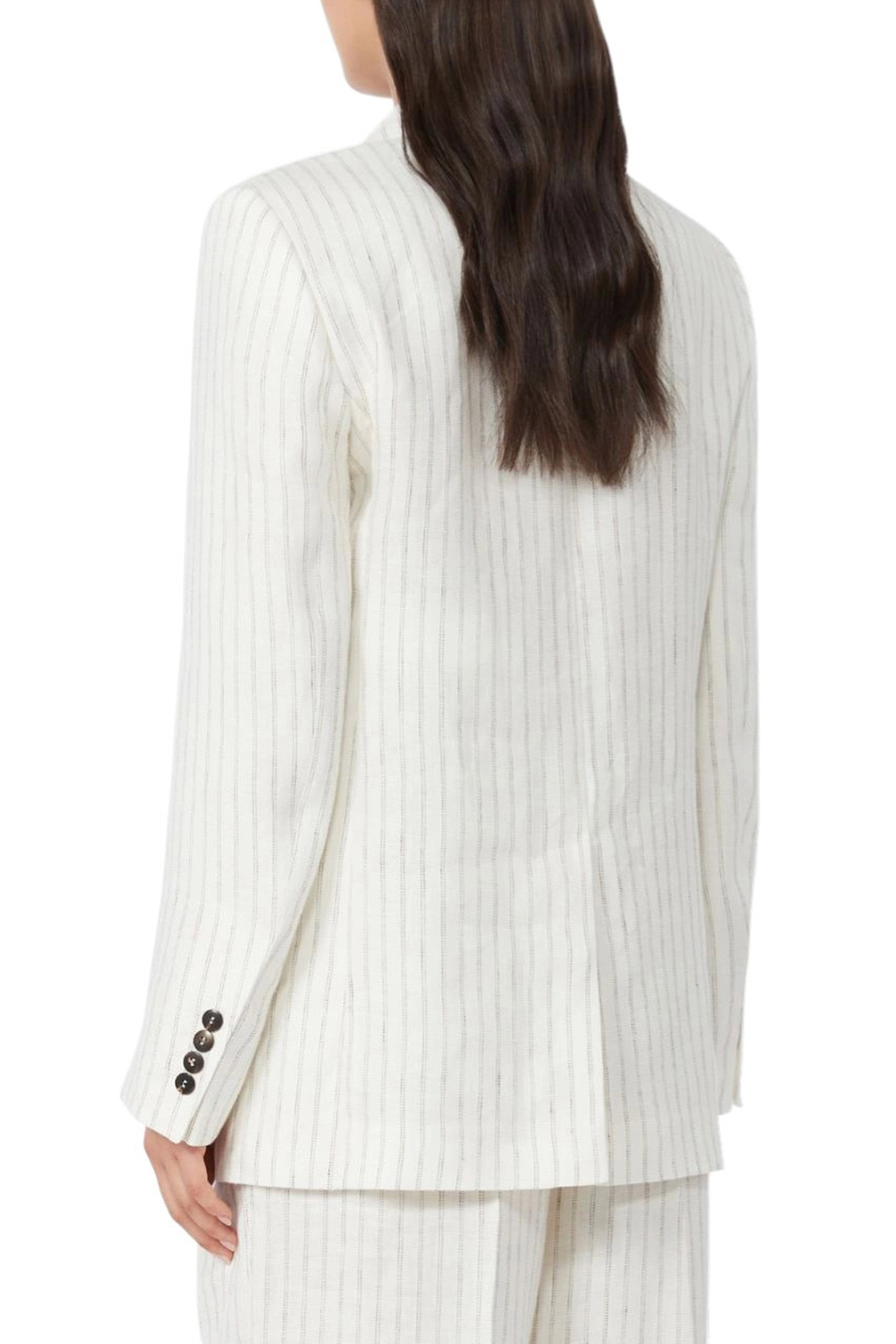 Пиджак ELOGIO из льна|Основной цвет:Белый Женский Max Mara Пиджак ELOGIO из льна (цвет ), артикул 2616041012 | Фото 4