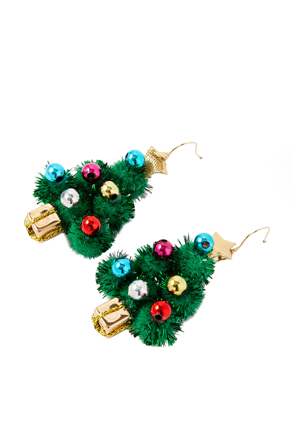 Женский Accessorize Серьги с подвеской в виде новогодней елки (цвет ), артикул 281129 | Фото 1