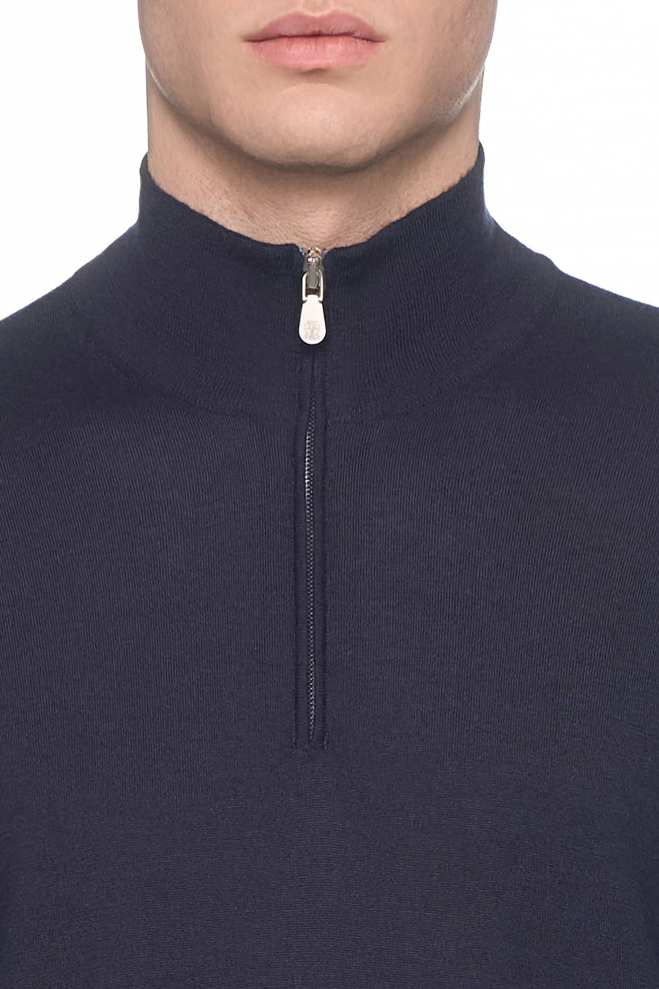 Мужской Brunello Cucinelli Джемпер из кашемира и шелка (цвет ), артикул M2300124 | Фото 6