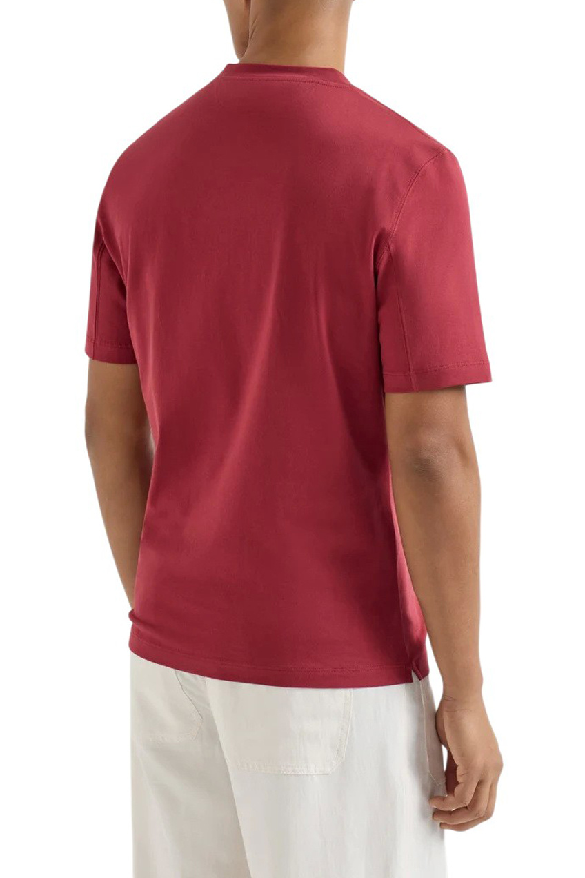 Мужской Brunello Cucinelli Футболка с логотипом (цвет ), артикул M0B138440 | Фото 3