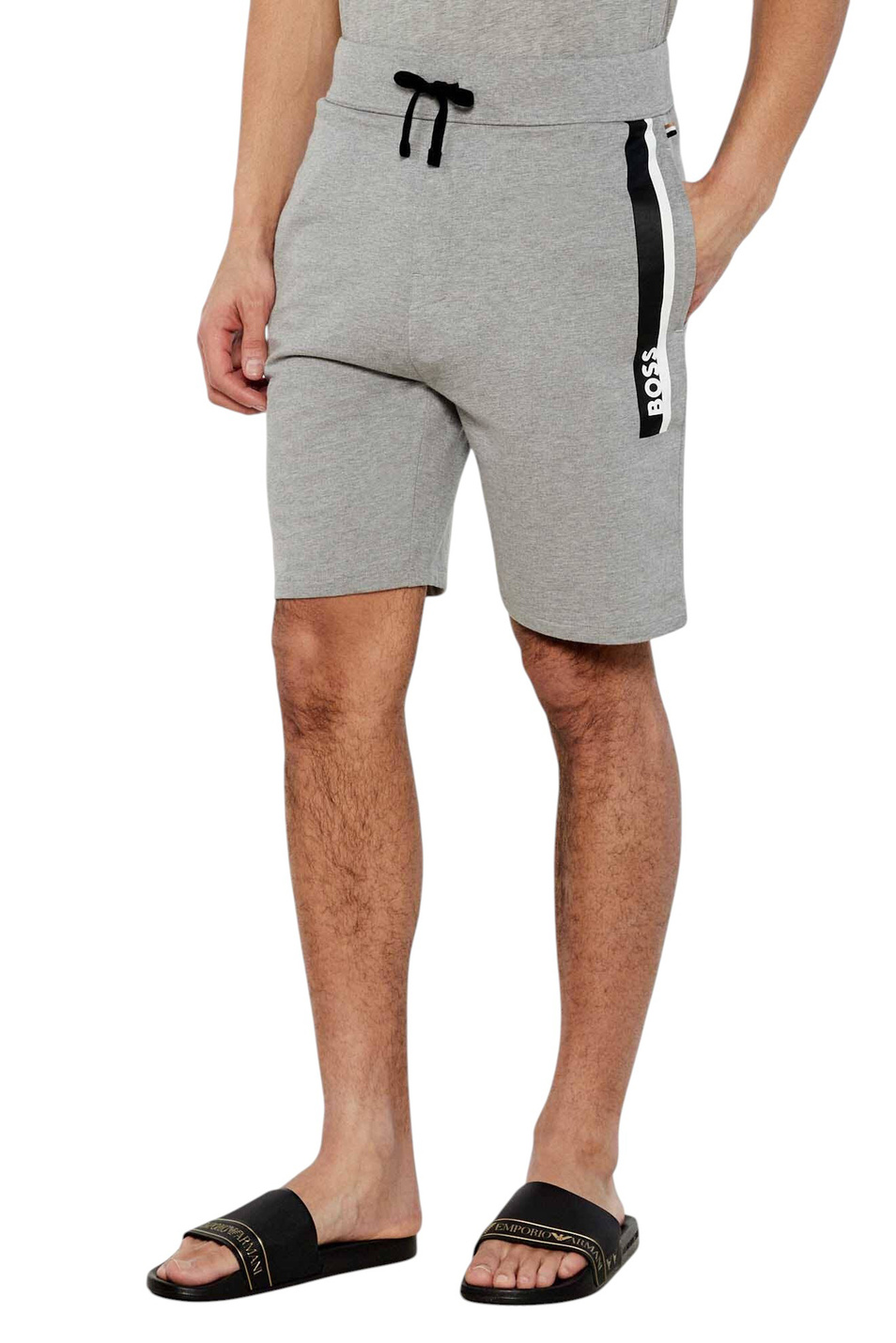 Мужской BOSS Шорты Authentic из хлопка (цвет ), артикул 50540630 | Фото 4