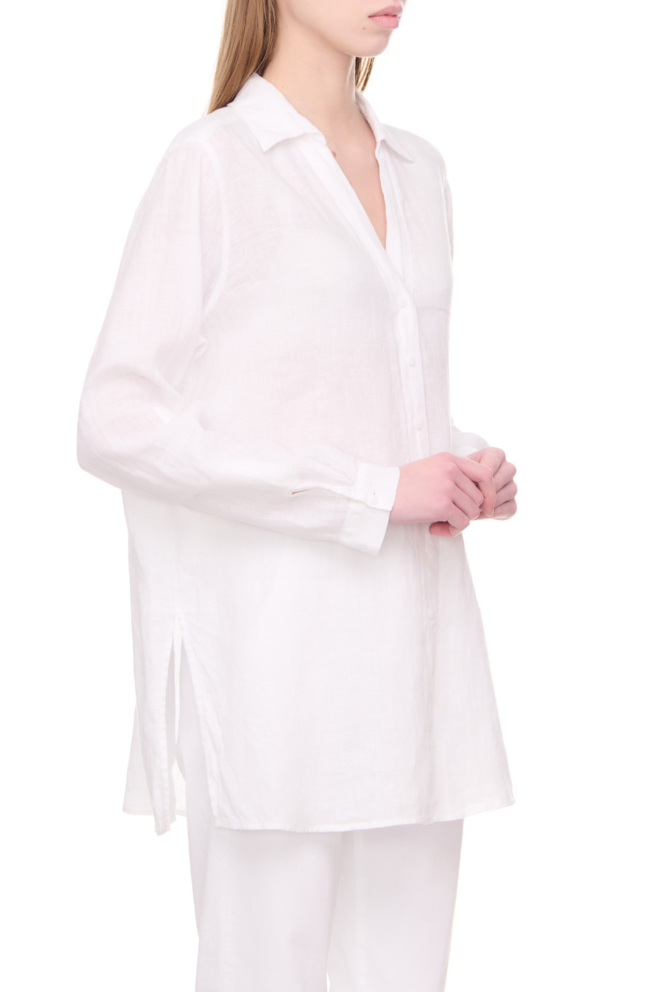 Женский Gerry Weber Рубашка из чистого льна (цвет ), артикул 860038-66435 | Фото 5