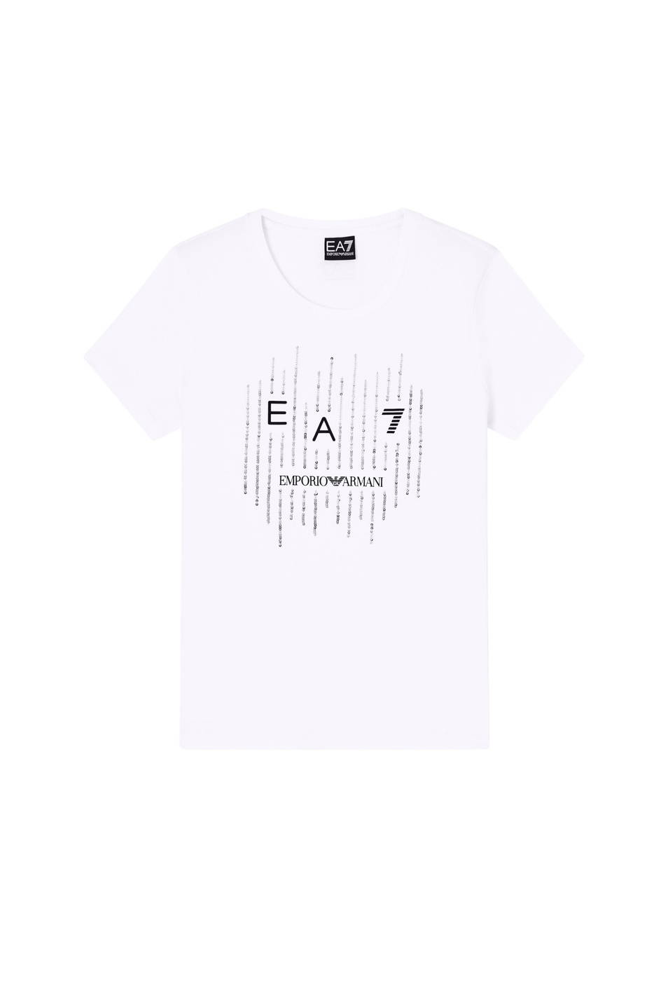 Женский EA7 Футболка из эластичного хлопка (цвет ), артикул 7W001097-AF10373 | Фото 1