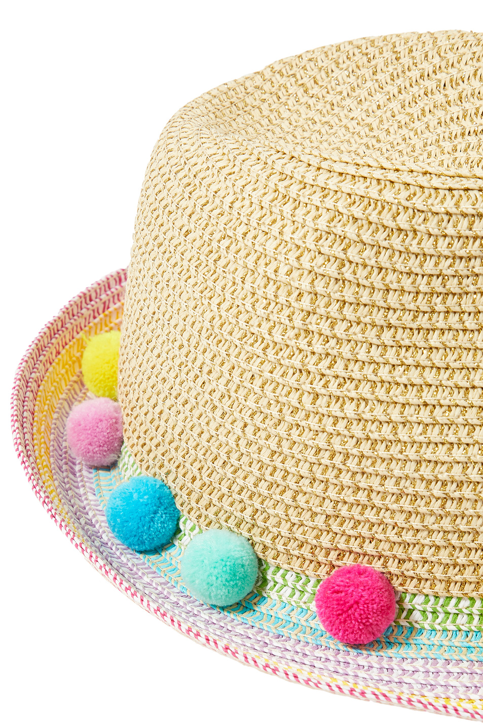 Accessorize Шляпа с помпонами для девочек (цвет ), артикул 383076 | Фото 2