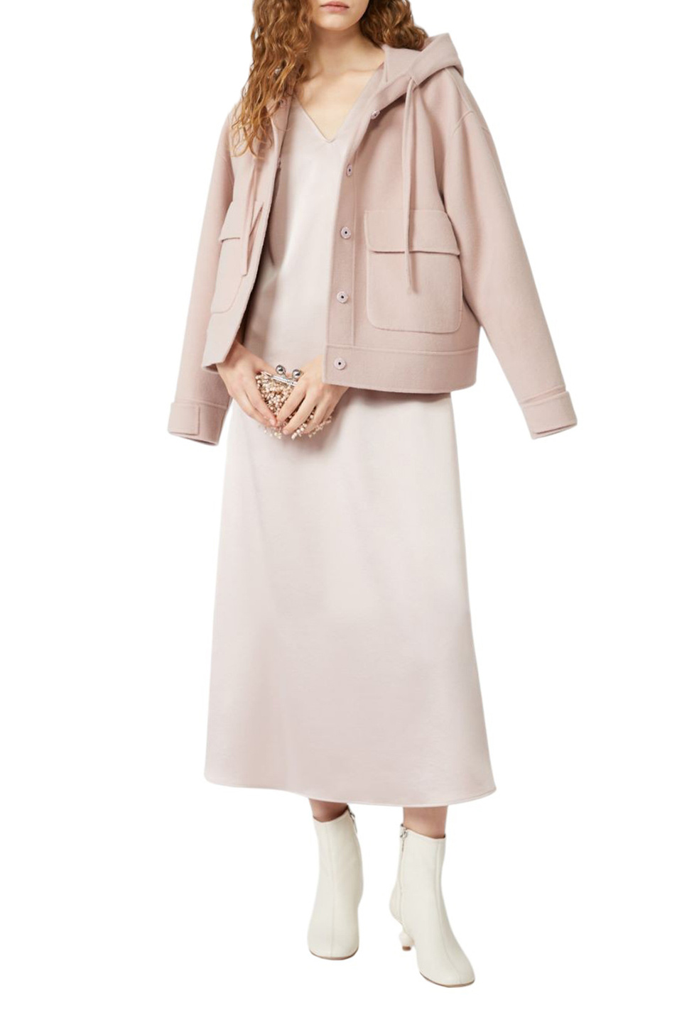 Женский Weekend Max Mara Платье OTTELIA из атласа (цвет ), артикул 2525226061 | Фото 2