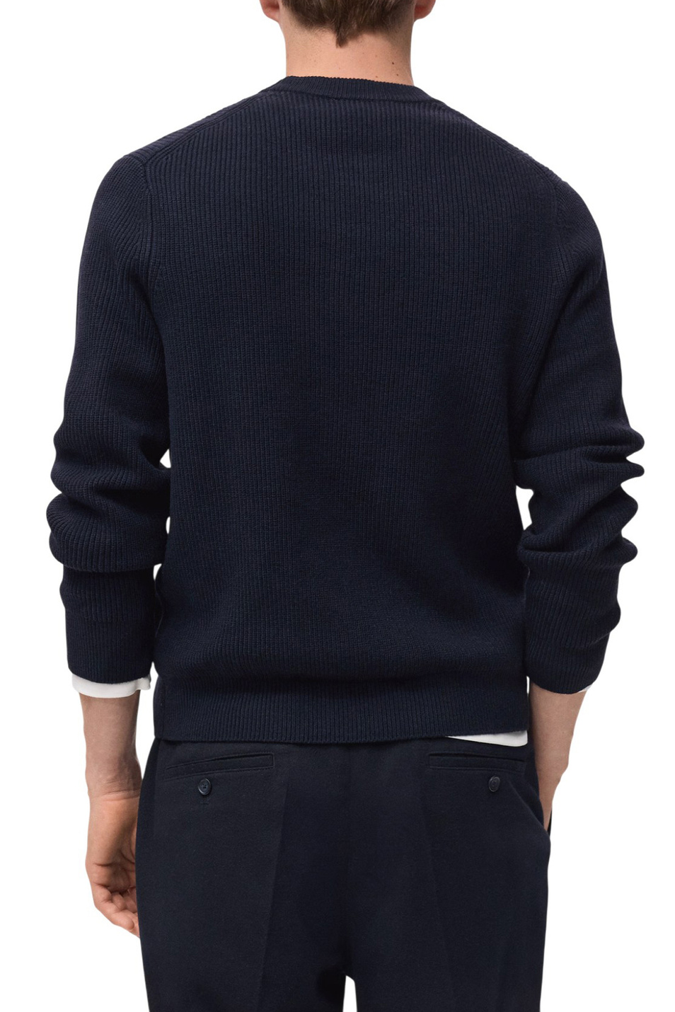 Мужской Mango Man Джемпер PARKY с круглым вырезом (цвет ), артикул 17007900 | Фото 4