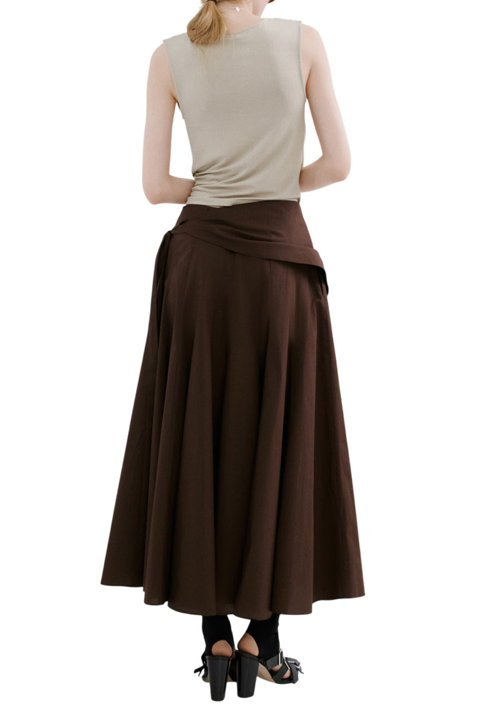 Женский Mango Топ NICE однотонный (цвет ), артикул 27045843 | Фото 4