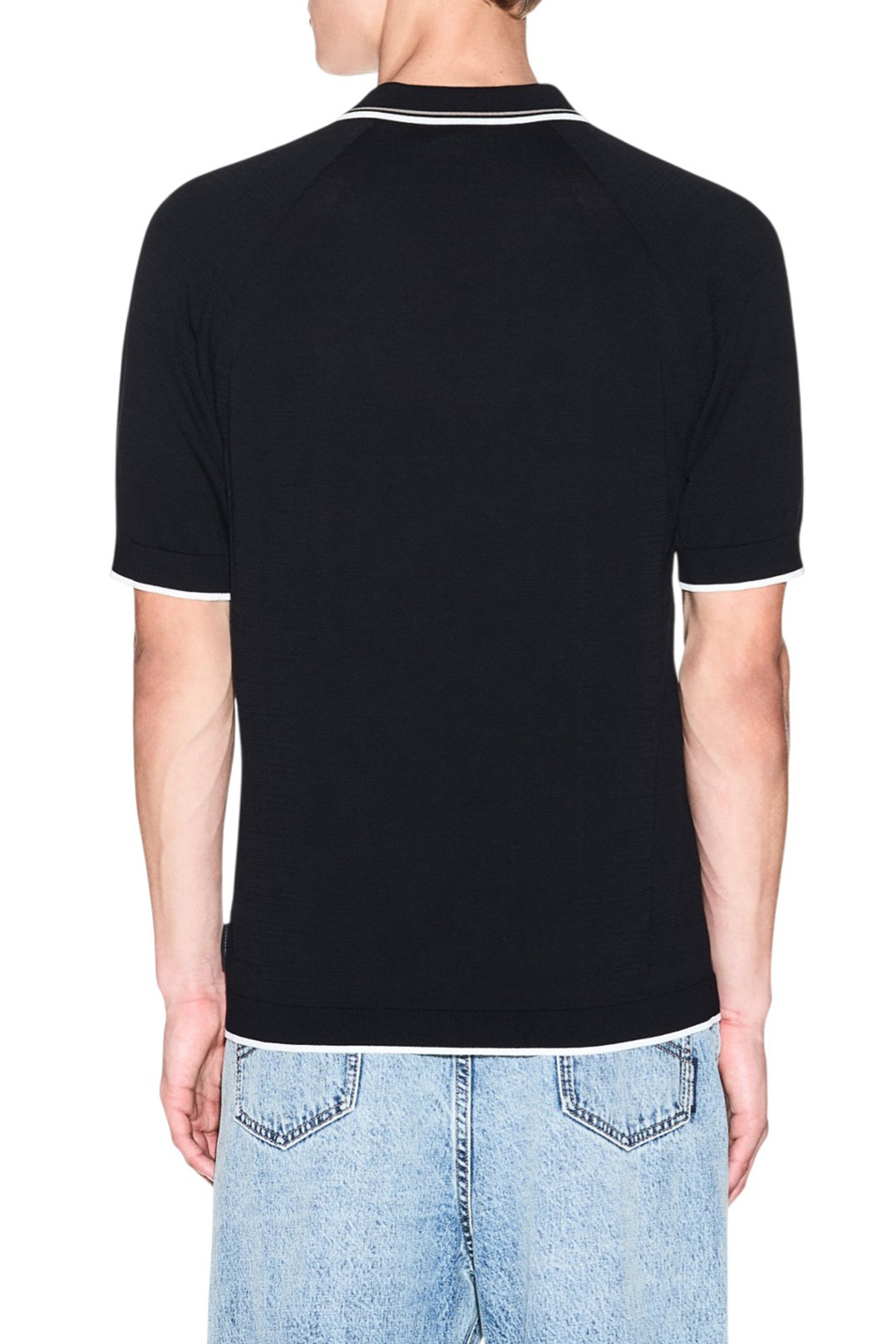 Мужской Armani Exchange Поло с контрастными элементами (цвет ), артикул XM001977-AF20139 | Фото 4