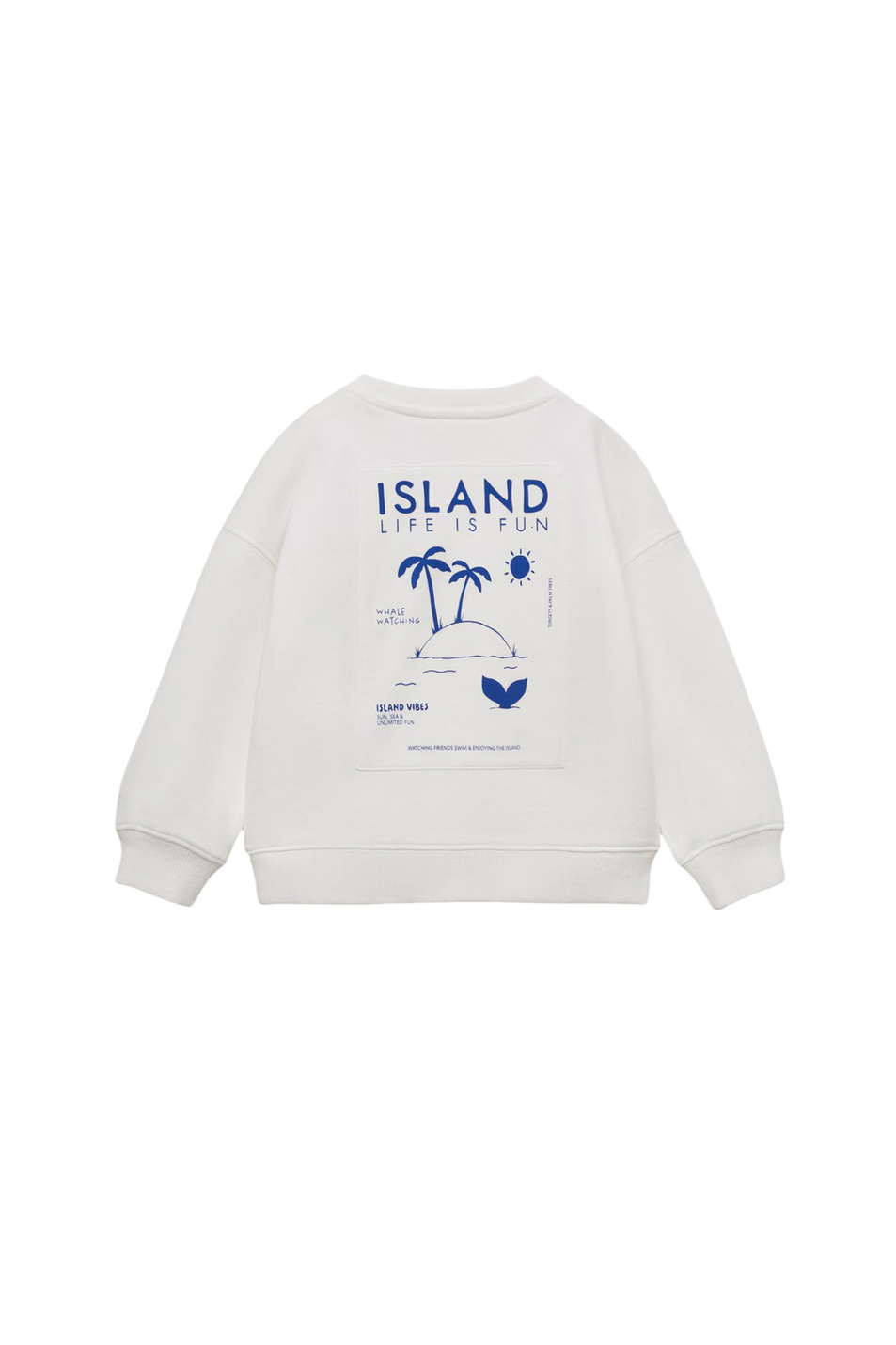 Мальчикам Mango Kids Свитшот ISLAND из хлопка (цвет ), артикул 17091179 | Фото 2