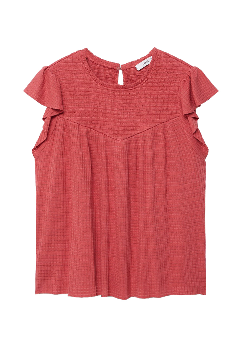 Женский Mango Футболка ADELINA из фактурной вискозы (цвет ), артикул 87008646 | Фото 1