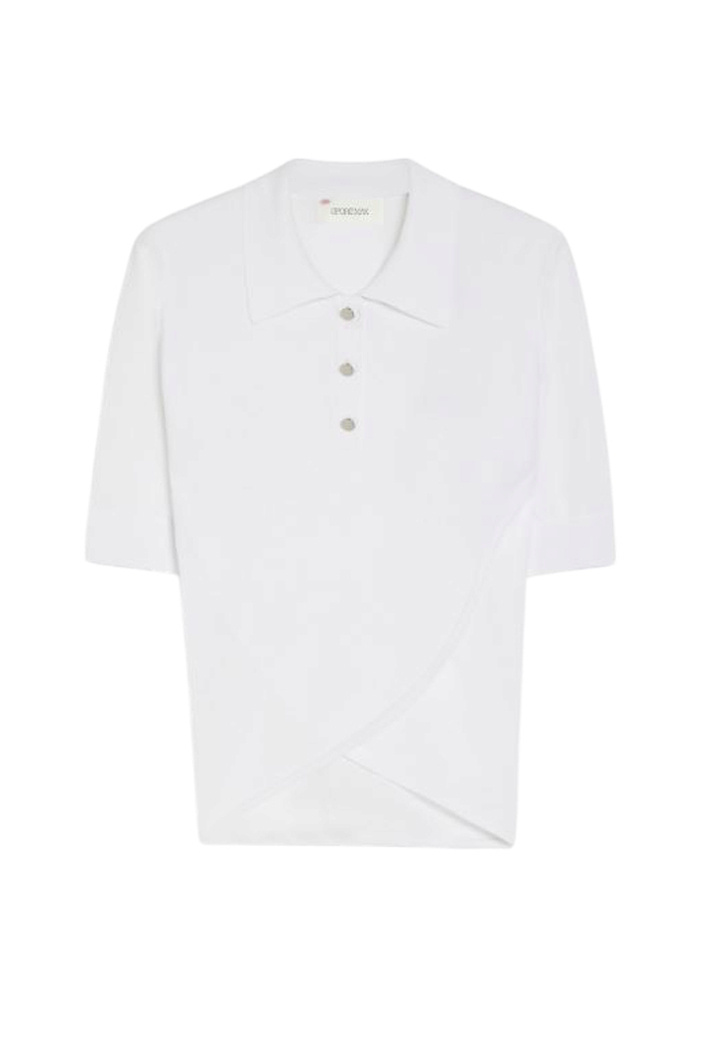 Женский Sportmax Поло SHAKER с асимметрией (цвет ), артикул 2512361052 | Фото 1