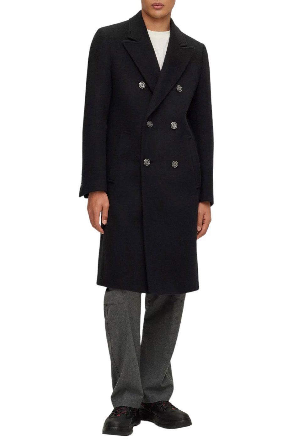 Мужской HUGO Пальто из смесовой шерсти (цвет ), артикул 50500094 | Фото 2