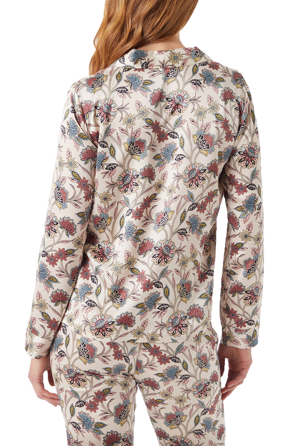 Женский Etam Пижамная рубашка GRACE с цветочным принтом (цвет ), артикул 6537980 | Фото 3