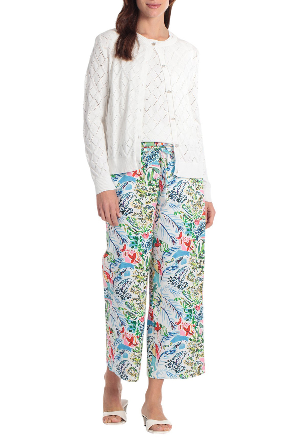 Женский Gerry Weber Кардиган из хлопка (цвет ), артикул N64842 | Фото 3