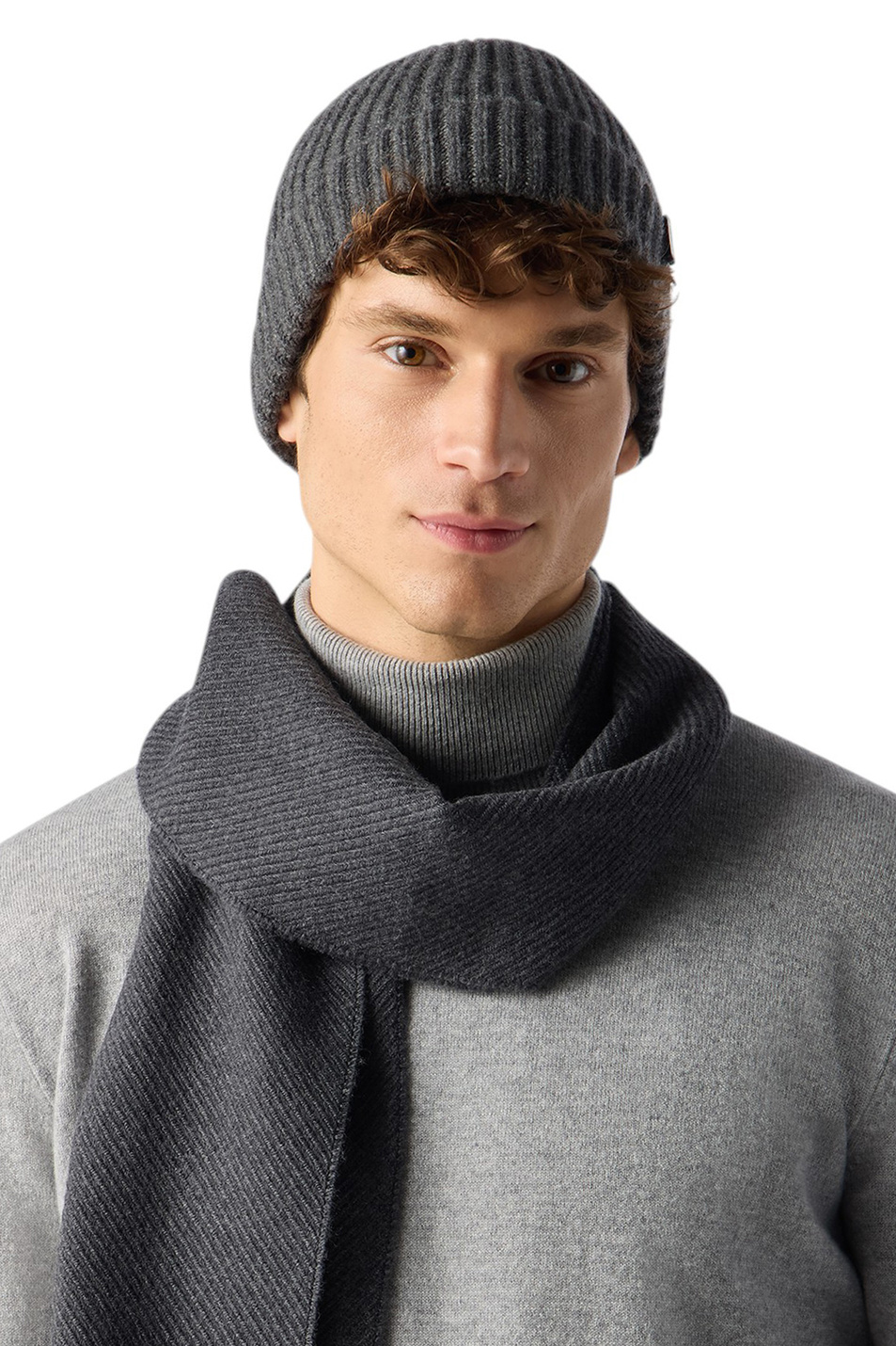 Мужской Corneliani Шапка из кашемира (цвет ), артикул 26O316-2625185 | Фото 3
