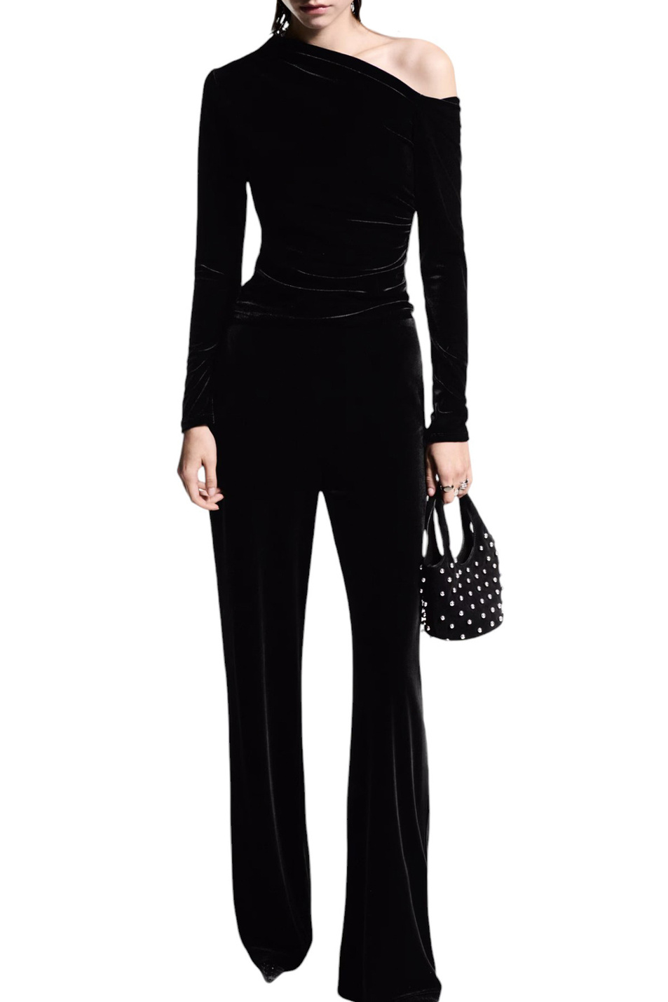 Женский Mango Джемпер XVIRGO с асимметричным вырезом (цвет ), артикул 77049060 | Фото 2