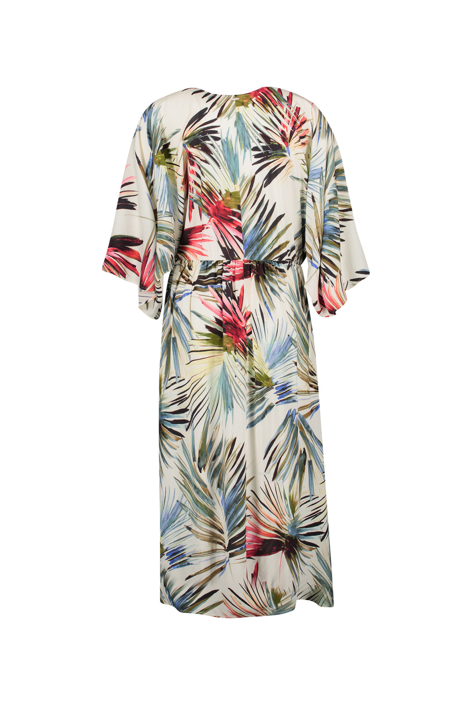 Taifun Платье миди с рукавами кимоно и экзотическим принтом (цвет ), артикул 780025-11008 | Фото 2