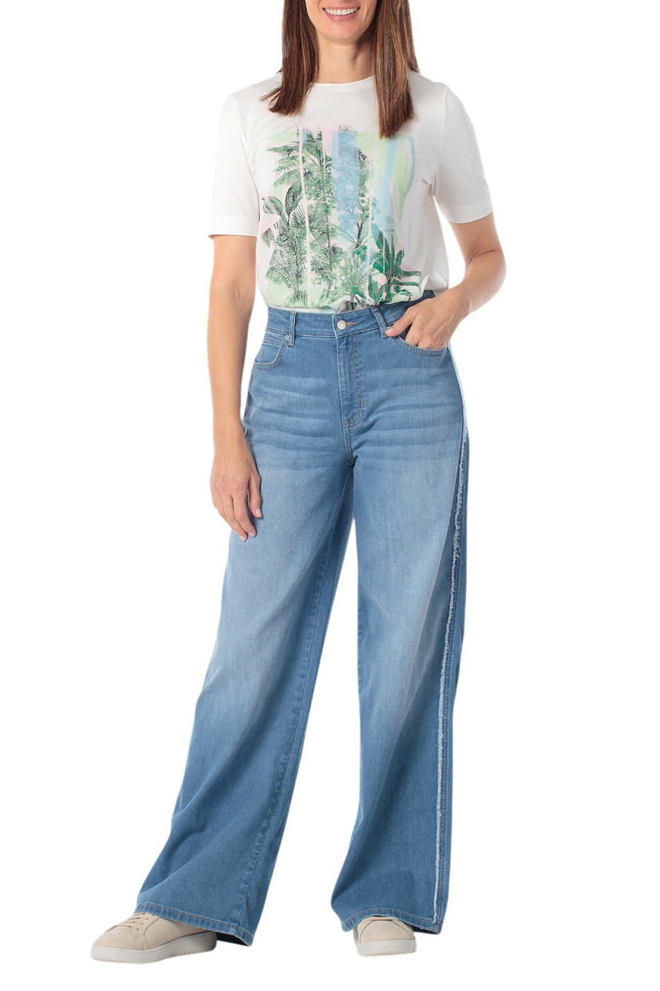 Женский Gerry Weber Футболка с принтом (цвет ), артикул N61705 | Фото 3