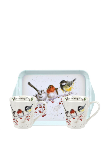 Набор чайный "Птицы", 3 предмета|Основной цвет:Мультиколор|Артикул:X0011658930 | Фото 2