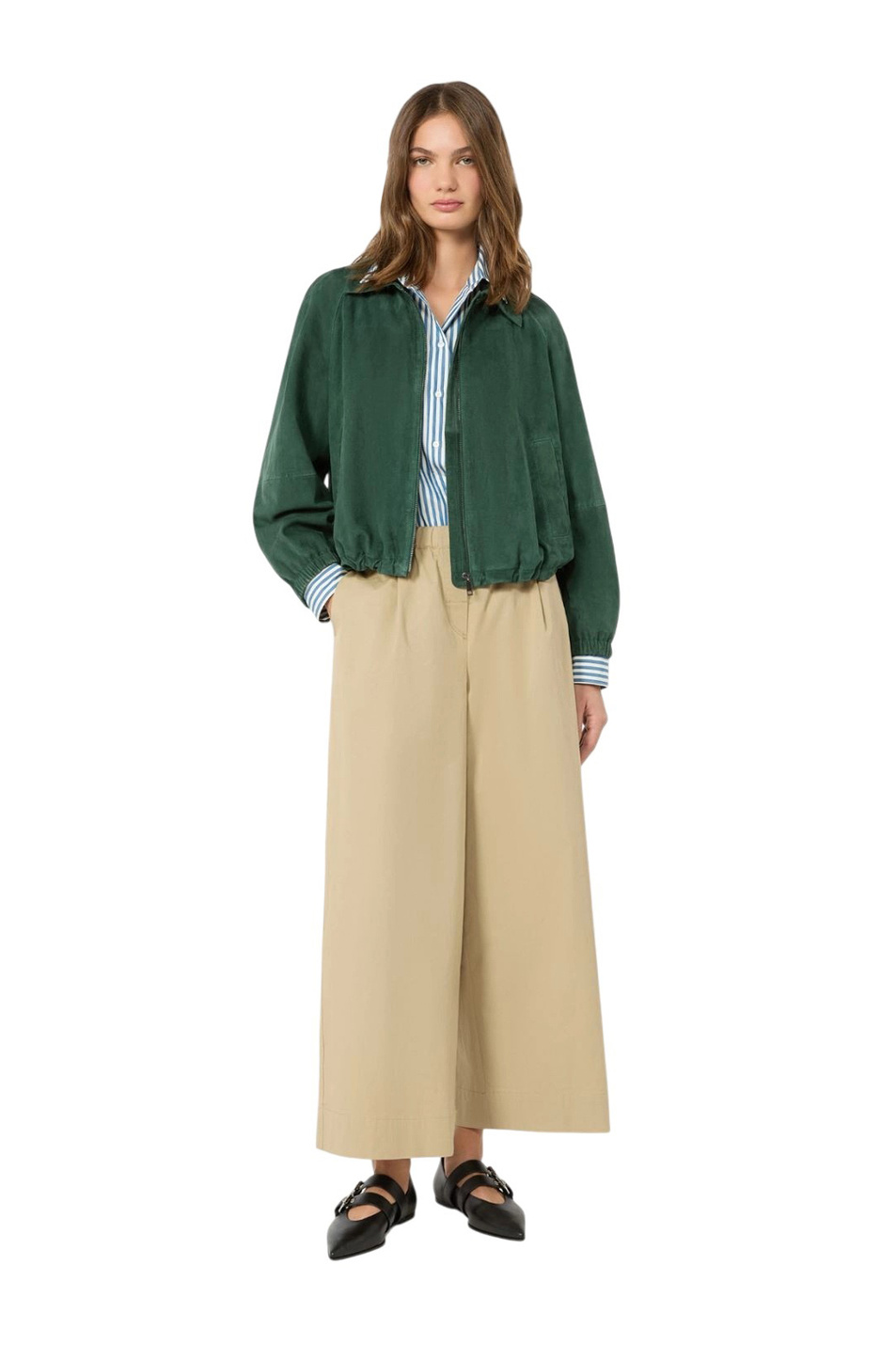 Женский Weekend Max Mara Брюки LIBERO из хлопка (цвет ), артикул 2625136081 | Фото 2