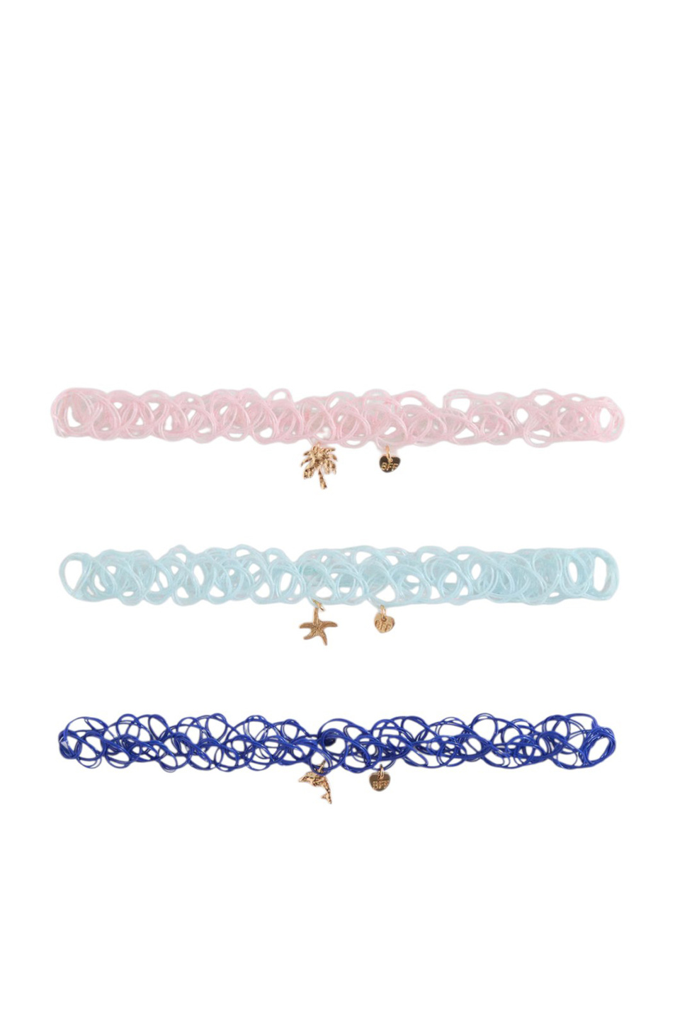 Девочкам Mango Kids Чокер VERANO в комплекте из 3 шт (цвет ), артикул 17001172 | Фото 1