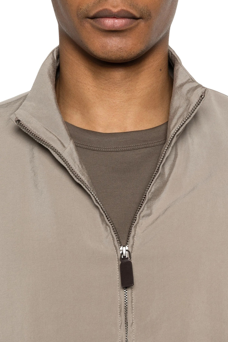 Мужской Emporio Armani Бомбер однотонный (цвет ), артикул EM005536-TE20387 | Фото 6